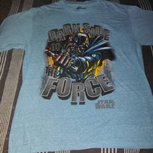 Star Wars Light Blue Dark Side Tee